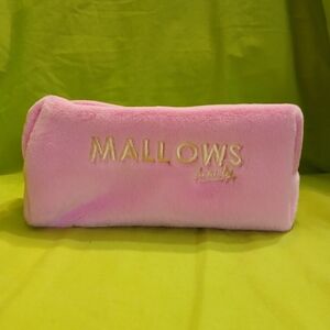 Mallows Beauty Pink Fur makeup bag